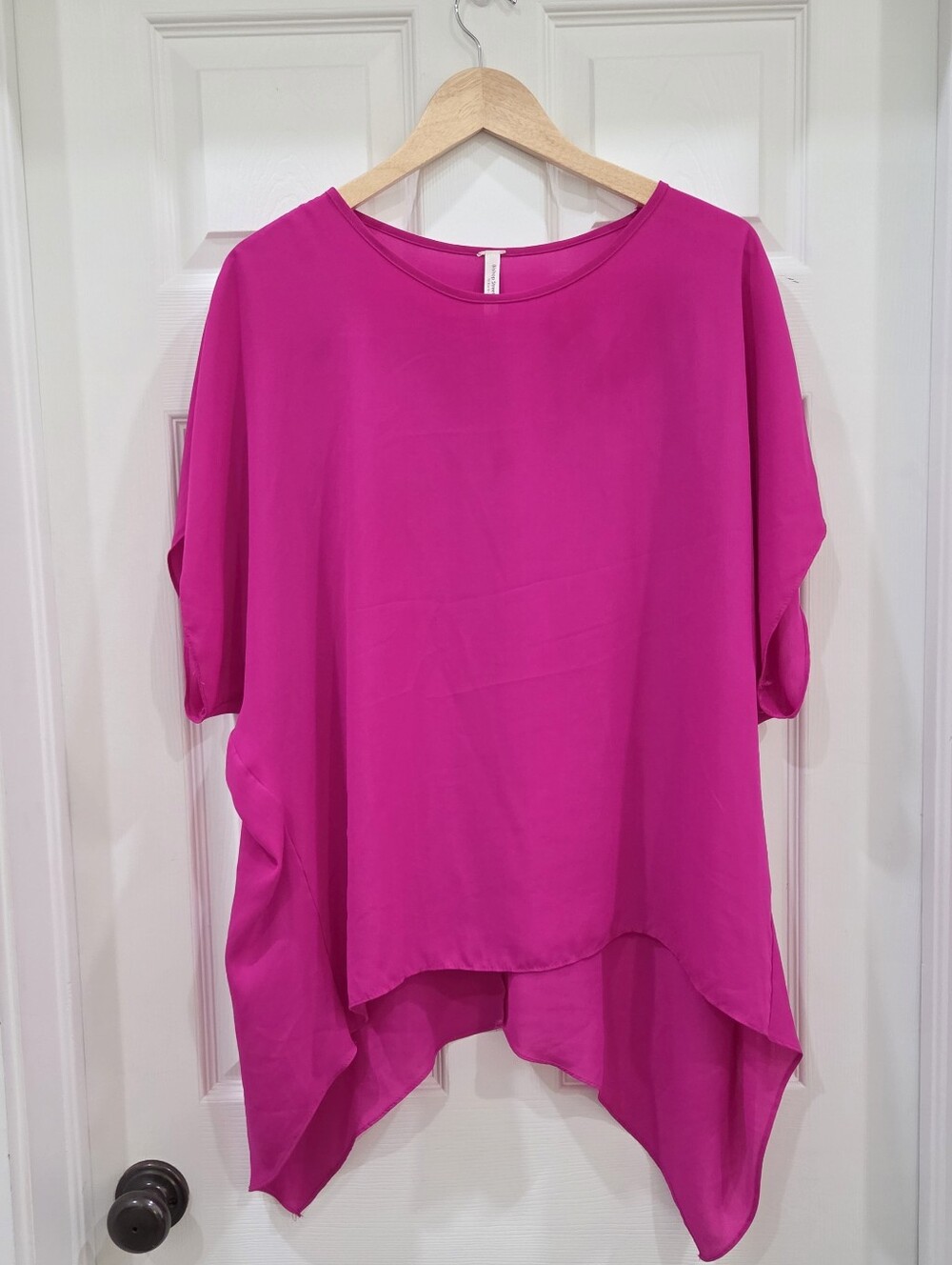 Fushia Flowy Blouse